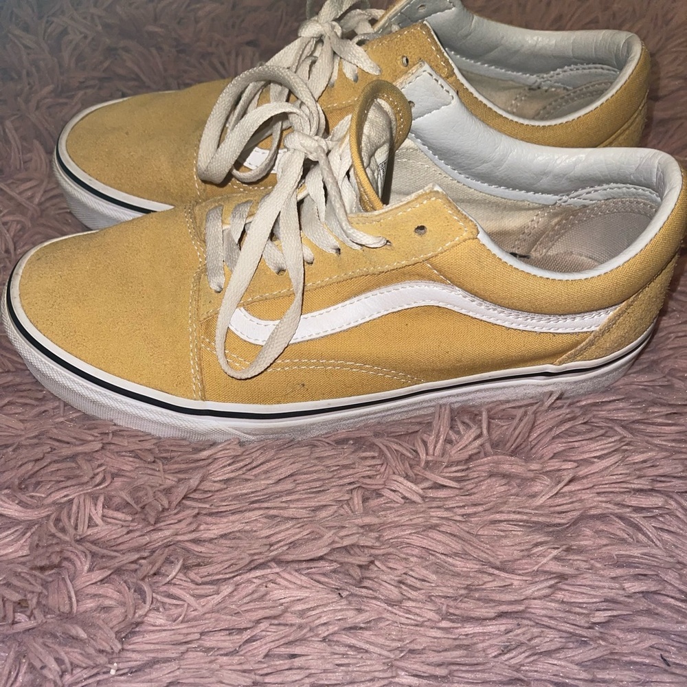 Golden Yellow old skool vans